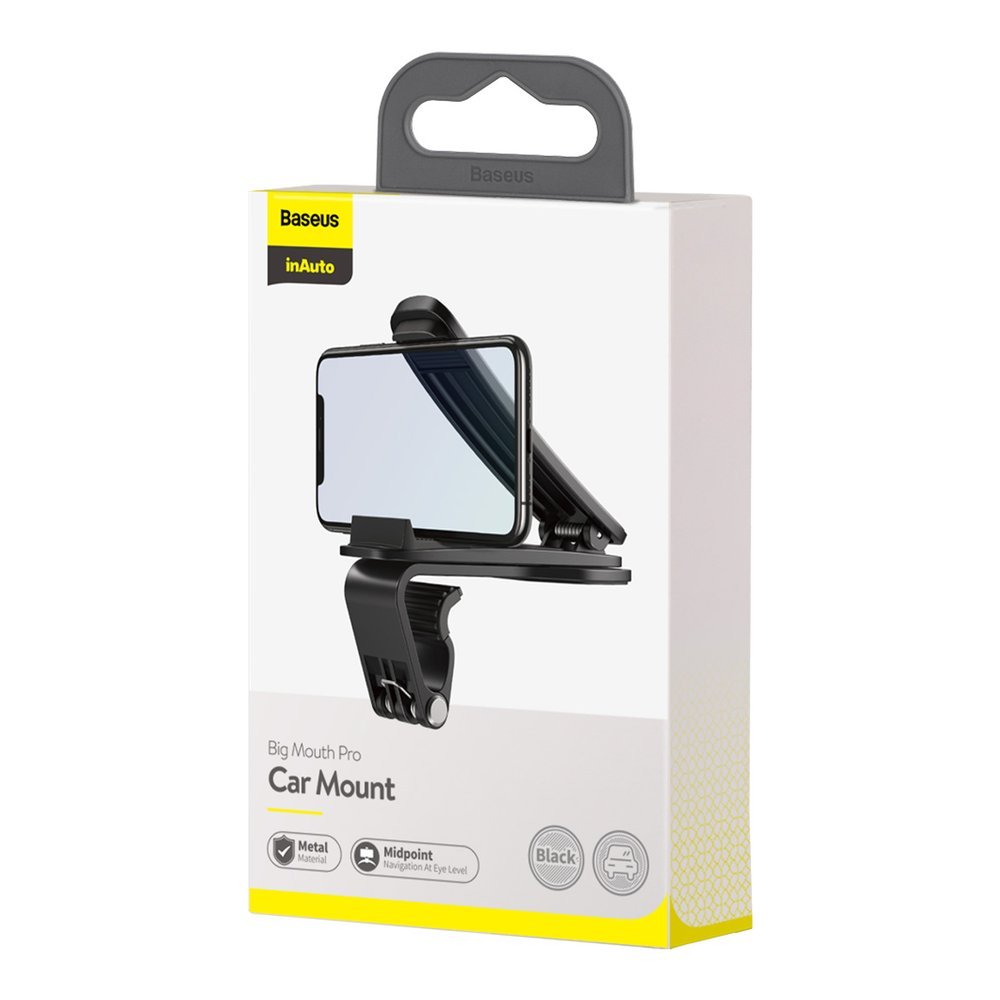 Baseus Big Mouth Pro Car Mount, 4.7inch - 6.5inch, Black SUDZ-A01