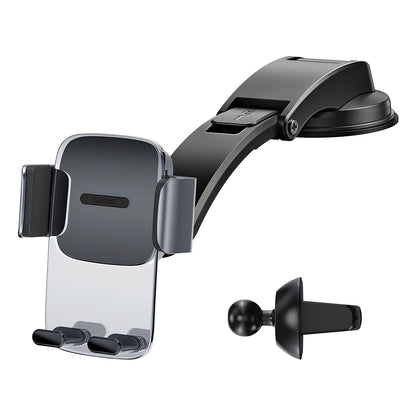 Baseus Gravity Grip Car Mount, 4.7inch - 6.7inch, Black 