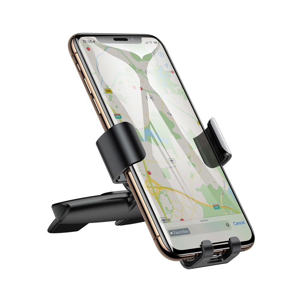 Baseus Metal Age Gravity Car Mount, Universal, Black SUYL-J01