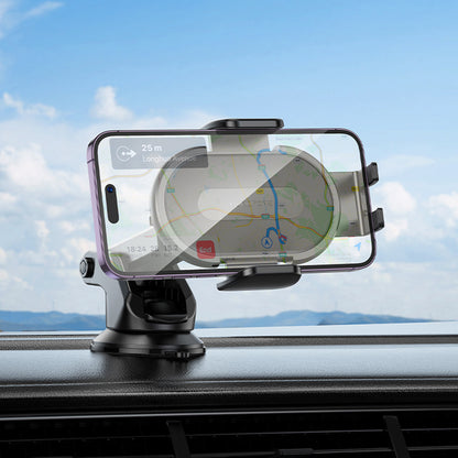 Borofone BH134 Rio Car Holder, 4.5inch - 7inch, Black