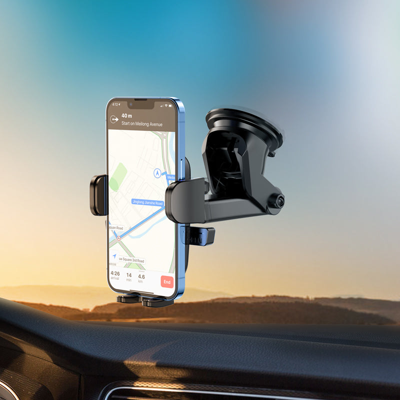 Borofone BH60 Dainty Car Holder, 4.5inch - 7inch, Black