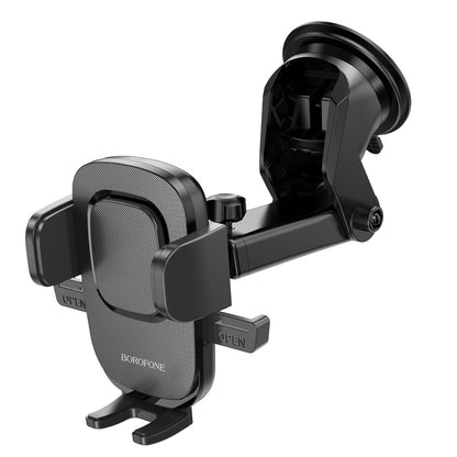 Borofone BH60 Dainty Car Mount, 4.5inch - 7inch, Black