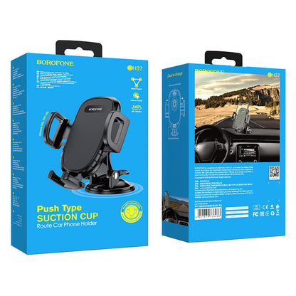 Borofone BH60 Dainty Car Mount, 4.5inch - 7inch, Black