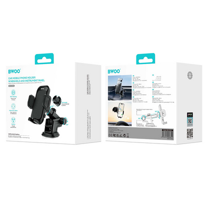 Car Mount BWOO BO-ZJ125, 4.7inch - 6.7inch, Black