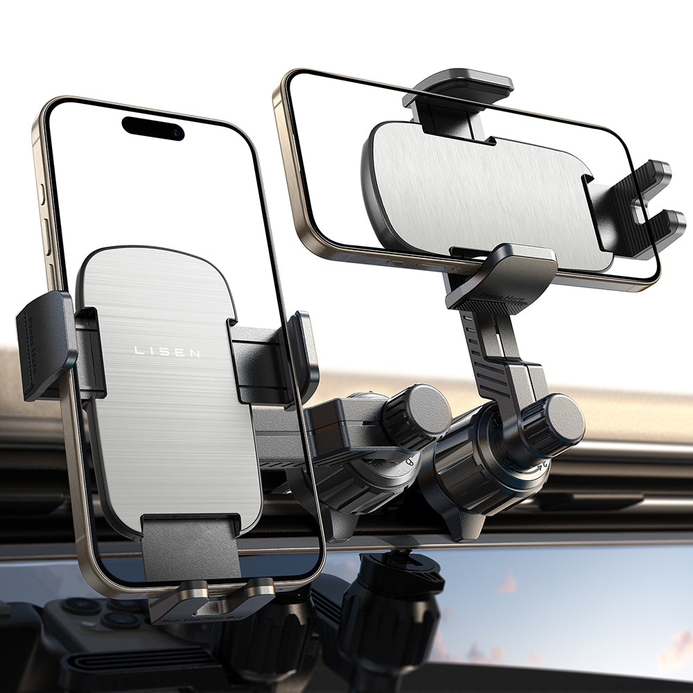 Lisen Car Mount, 4.7inch - 7.2inch, Black YL0223080046