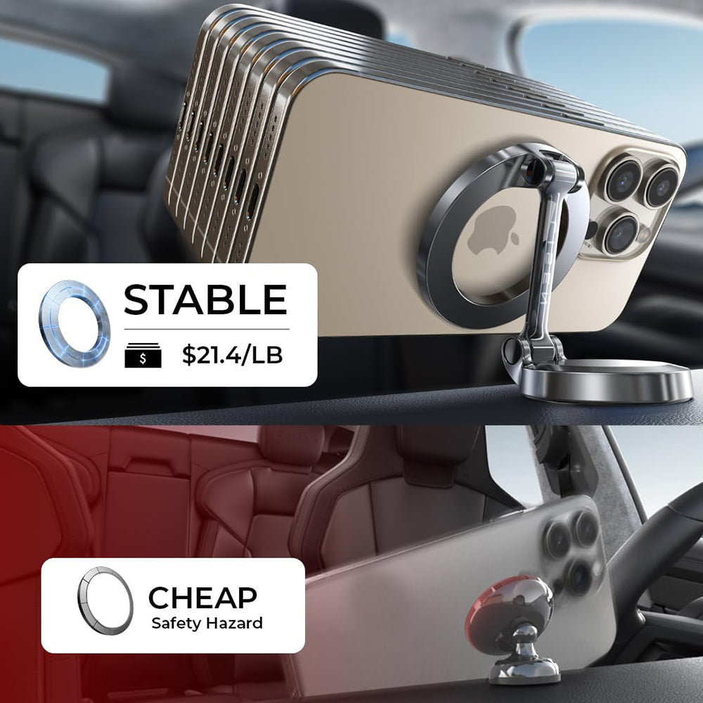 Lisen Magnetic Car Holder, Universal, Black YL0224010003