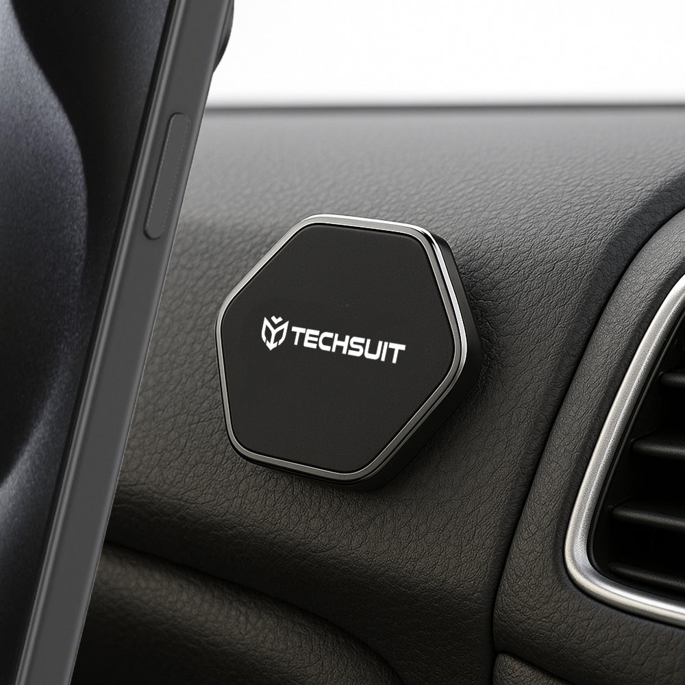 Techsuit HOLD210-C Magnetic Car Holder, Universal, Black