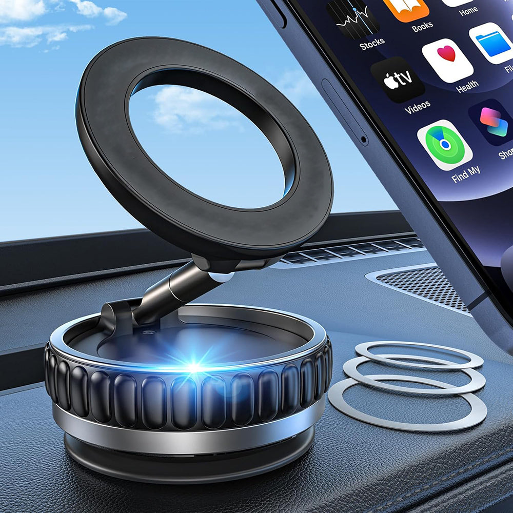 Techsuit S15 Universal Magnetic Car Holder, Black