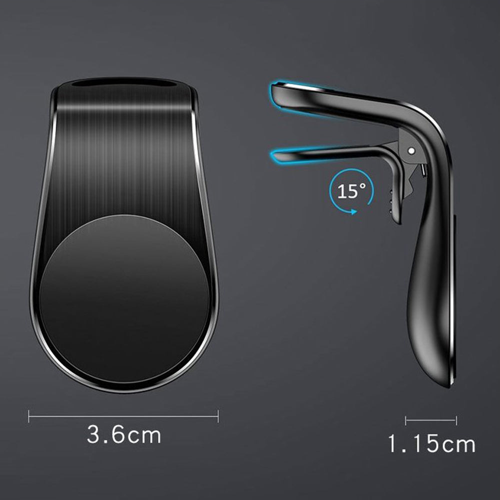 Techsuit S7 Universal Magnetic Car Holder, Silver