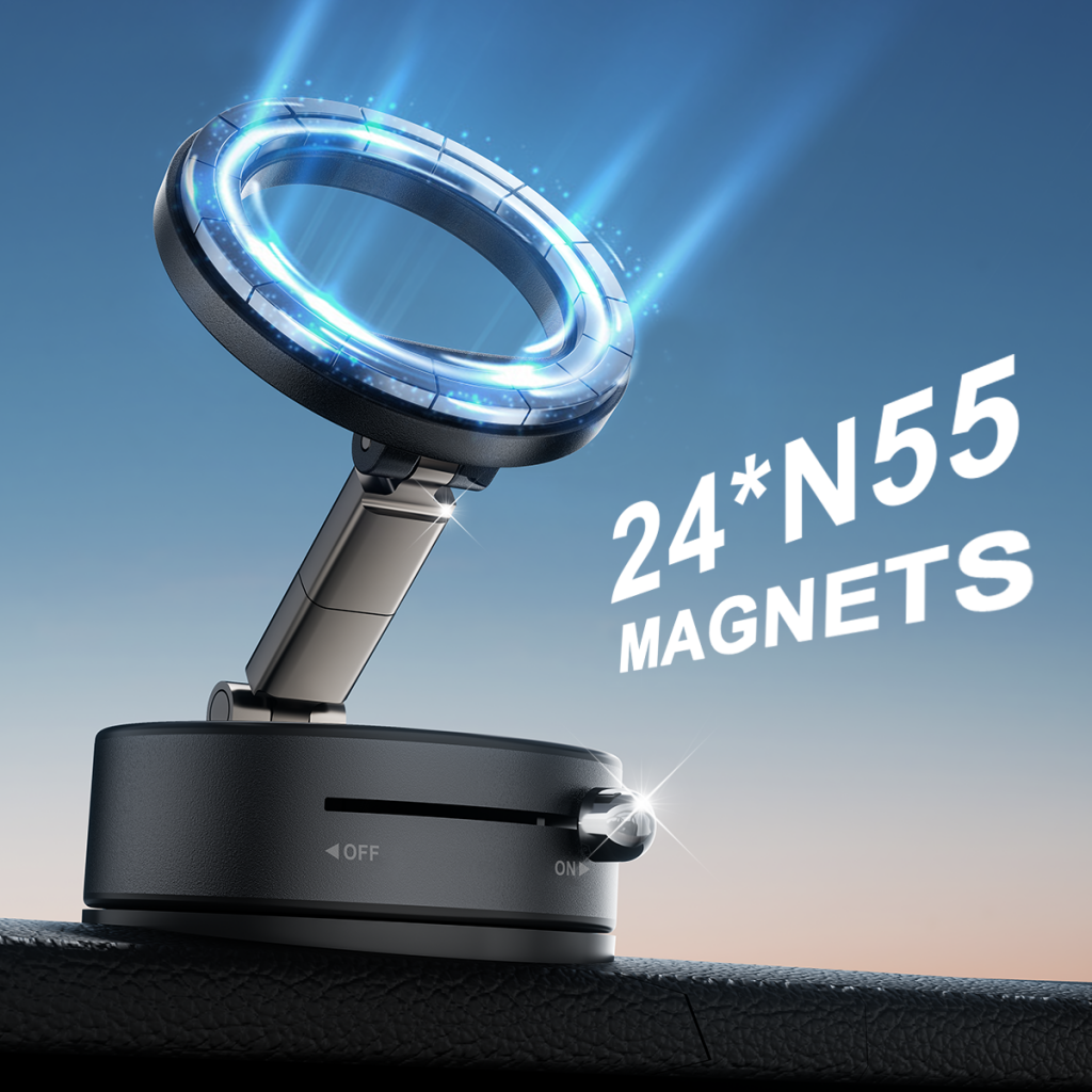 Magnetic Car Holder XO Design C188, Universal, Black