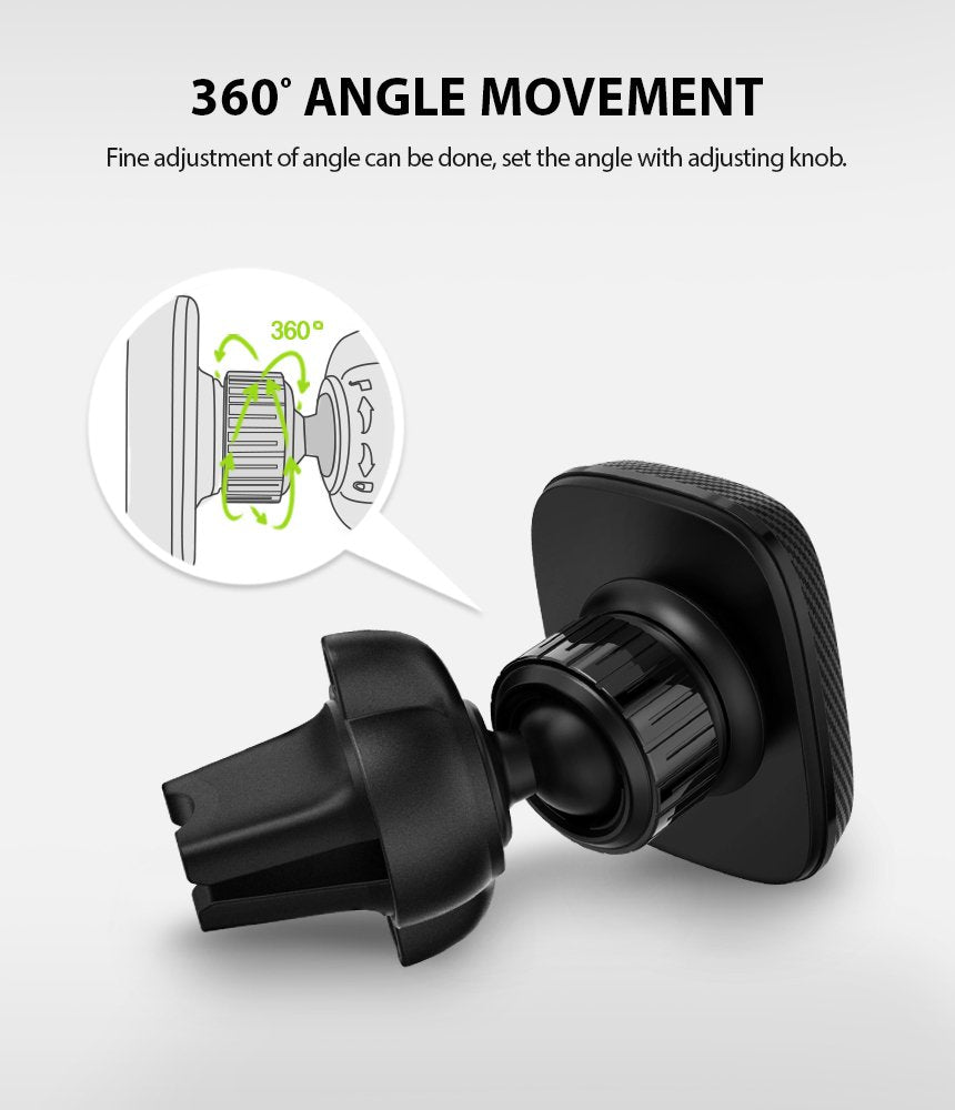 Ringke Power Clip Magnetic Car Mount, Universal, Black