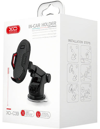 XO Design C39 Car Holder, Universal, Black