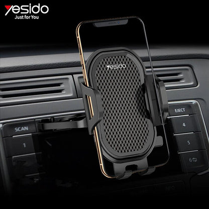 Yesido C84 Car Holder, 4.7inch - 7.4inch, Black