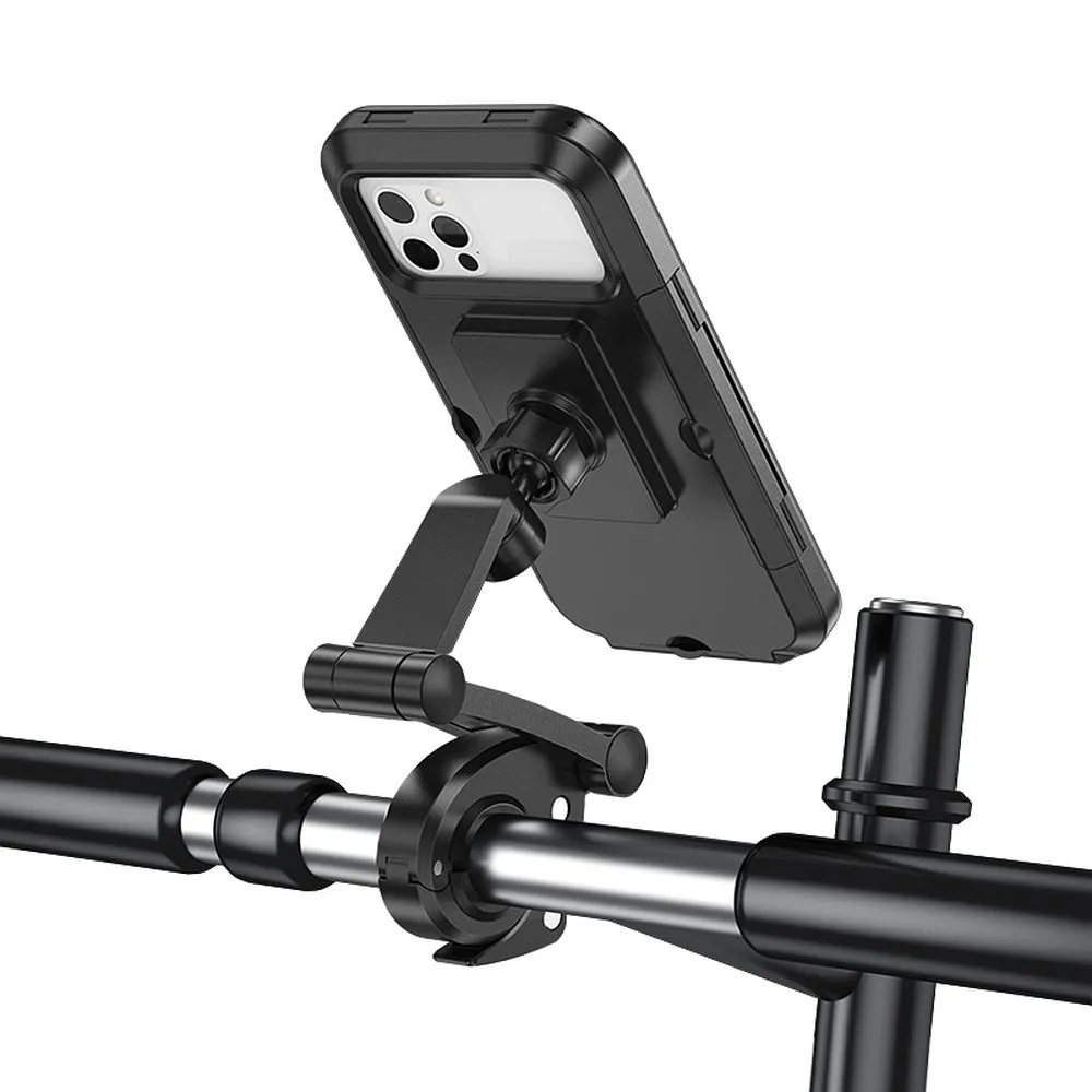 HOCO CA101 Bicycle Motorcycle Mount, 4.5inch - 7inch, Black