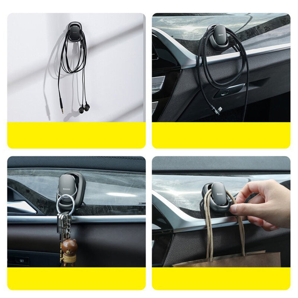 Baseus Beetle Car Hook Support, Set of 2 Pieces ACGGJK-0G