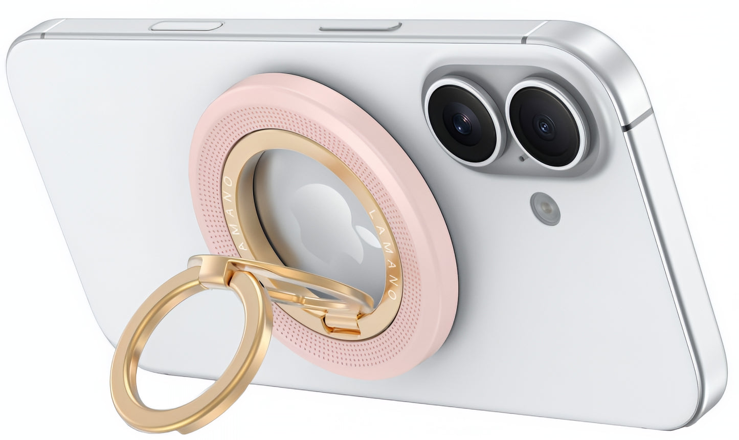 Tech-Protect MMR700 Lamano Ring Holder, Universal, Golden Pink