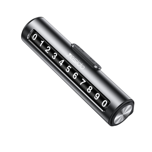 Yesido C202 Car Phone Number Holder, Black