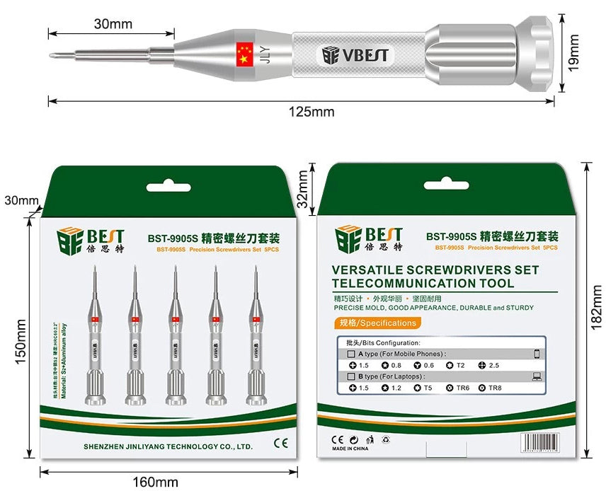 Screwdriver Best BST-9905S, 5in1