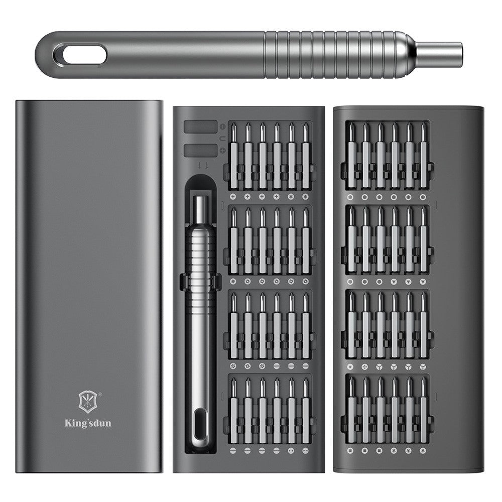 King'sdun KS-840117 Screwdriver, 51in1, Gray