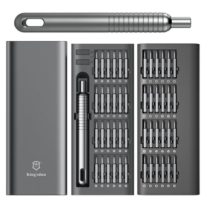 King'sdun KS-840117 Screwdriver, 51in1, Gray