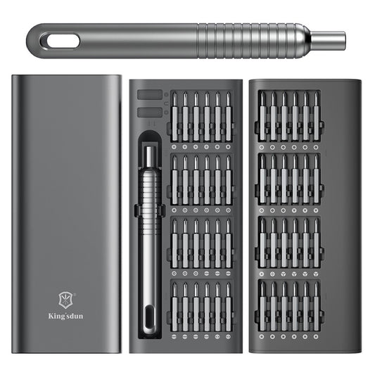 King'sdun KS-840117 Screwdriver, 51in1, Gray