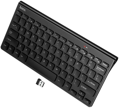 Wireless Keyboard HOCO GM70, Black