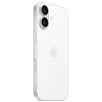 Apple iPhone 16 Mobile Phone, 128GB, White MYE93ZD/A