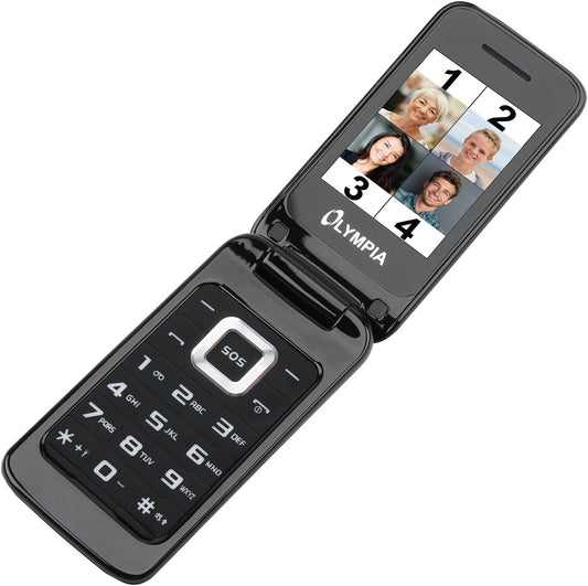 Olympia Luna Dual SIM Mobile Phone, Black 2210