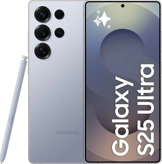 Samsung Galaxy S25 Ultra Mobile Phone, 256GB, 12GB, Titanium Silverblue SM-S938BZBDEUB