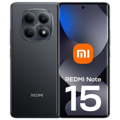 Xiaomi Redmi Note 15 4G Mobile Phone, 128GB, 6GB, Black MZB0M8GEU