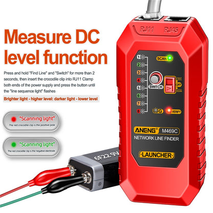 UTP Network Cable Tester ANENG M469C