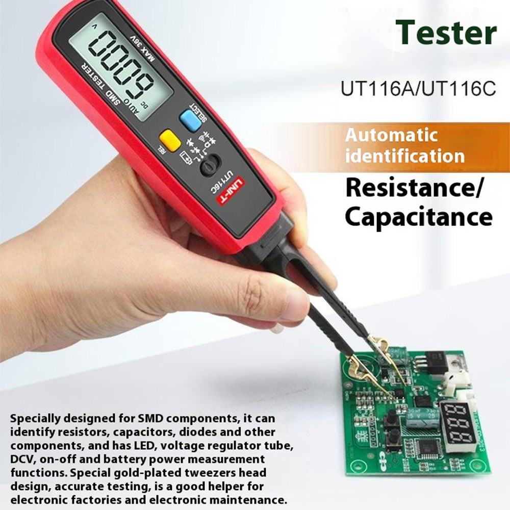 UNI-T UT116C Tweezer Type Service Tester