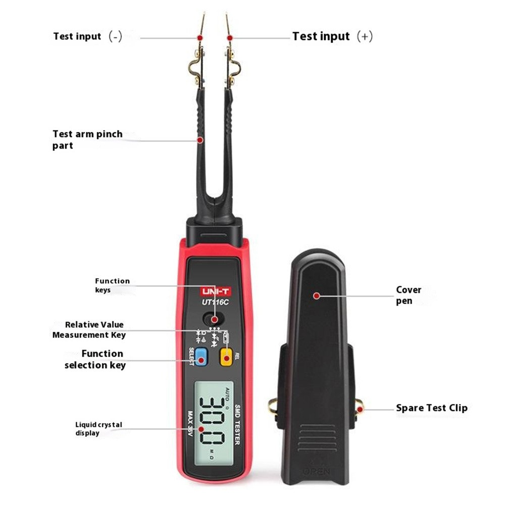 UNI-T UT116C Tweezer Type Service Tester