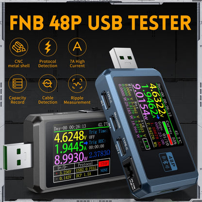 Fnirsi FNB48P Voltage Tester, 156W, 24V