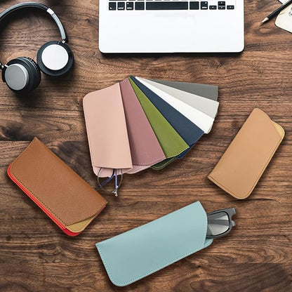 Techsuit Glasses Case ETSP8, 175mm x 75mm, Light Brown