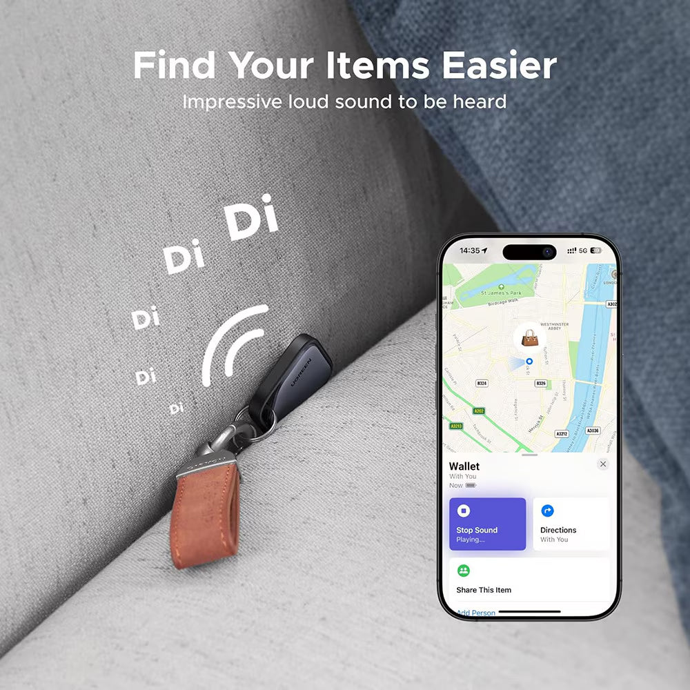 UGREEN SmartTag CM816 (45297) for iOS Series, Gray